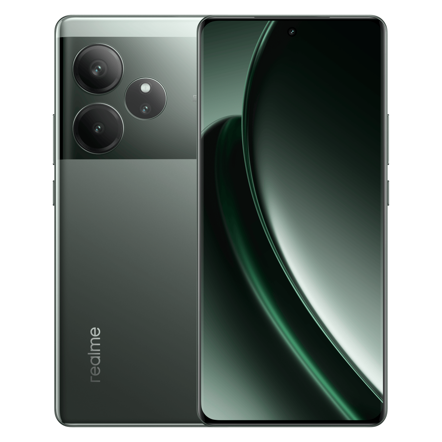 realme GT6 Dual SIM 5G-Storage Capacity: 12GB + 256GB-Color: Razor Green--Ennap.com