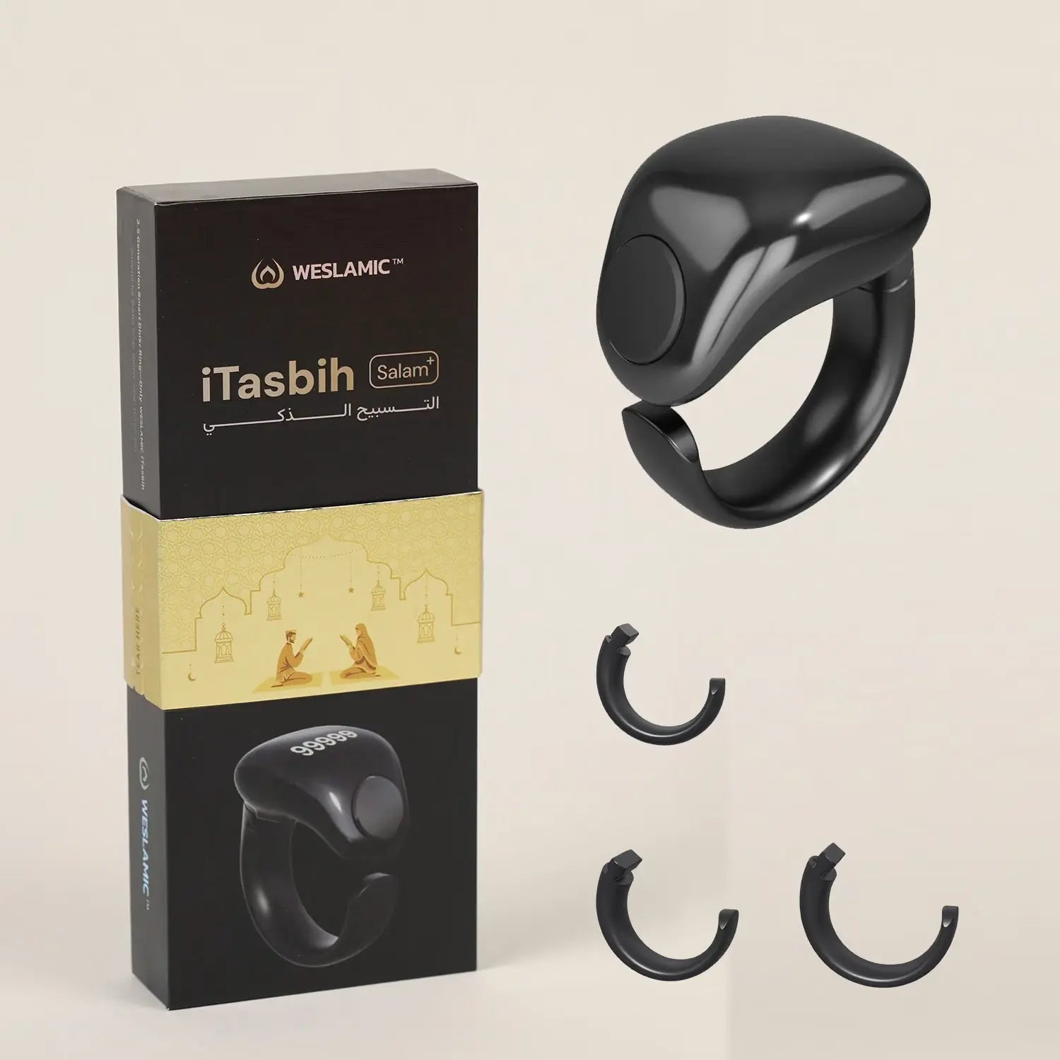 Weslamic iTasbih - Salam Ring + (3 Sizes in One)