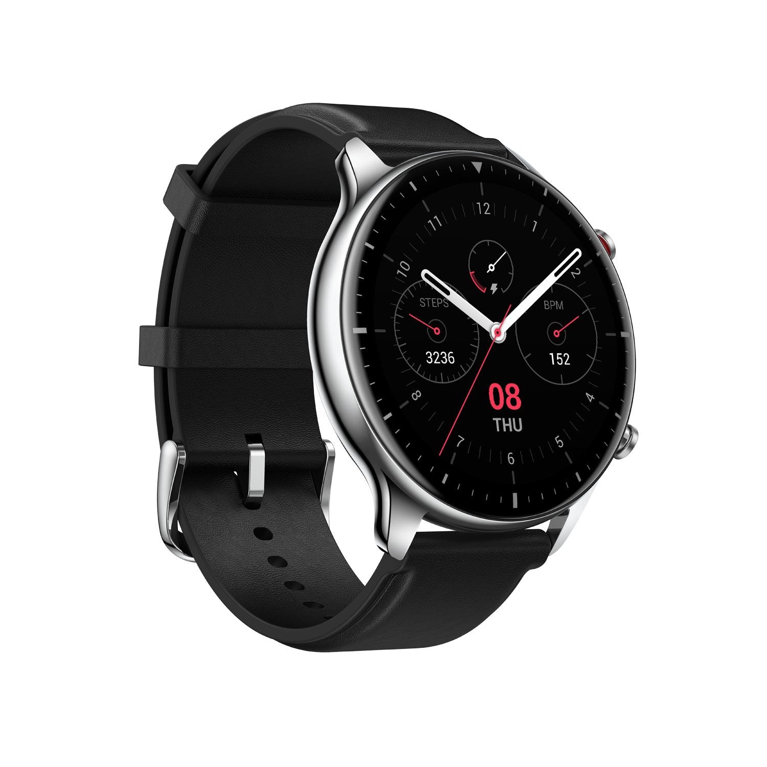 Amazfit GTR 2 1.39-inch with Alexa Built in SmartWatch-Style: Classic Edition-Color: Obsidian Black--Ennap.com