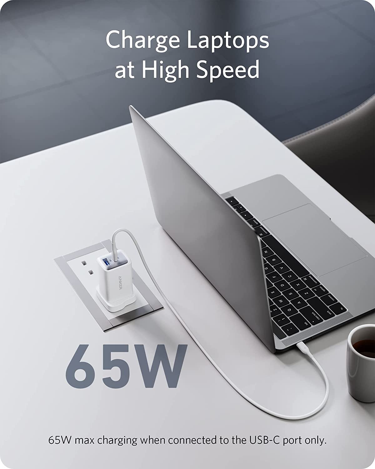 Anker 725 Charger Dual Port (65W)----Ennap.com