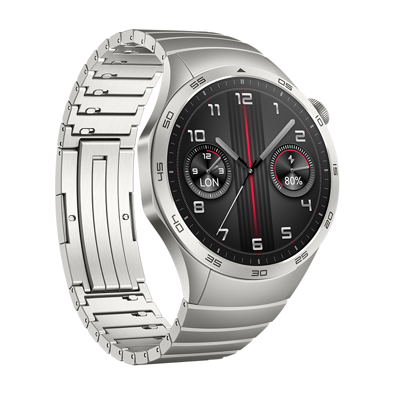 HUAWEI WATCH GT 4-Size: 46mm-Color: Black Fluoroelastomer--Ennap.com