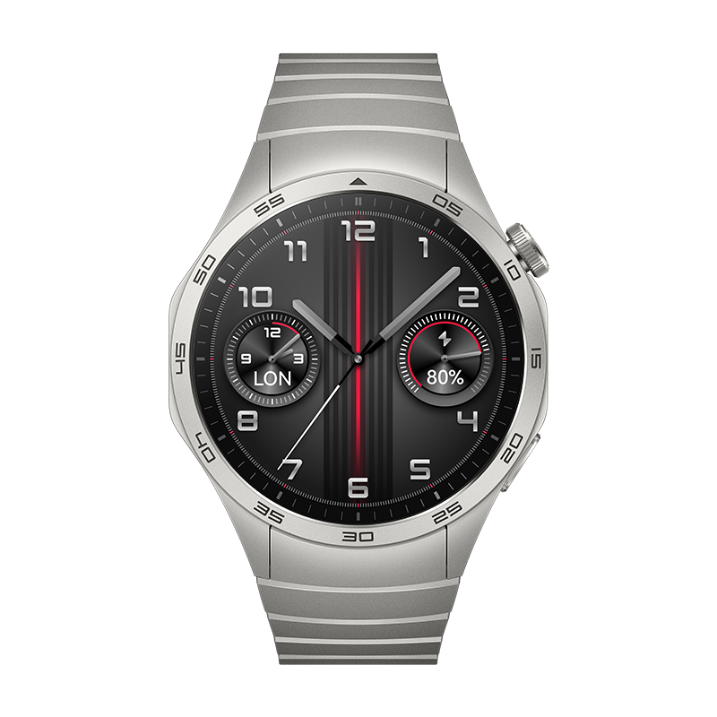 HUAWEI WATCH GT 4-Size: 46mm-Color: Black Fluoroelastomer--Ennap.com