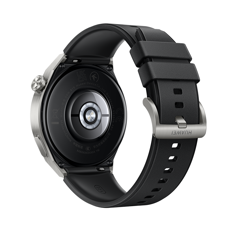 HUAWEI WATCH GT 3 Pro Titanium, 46mm-Size: 46mm-Color: Black Fluoroelastomer--Ennap.com