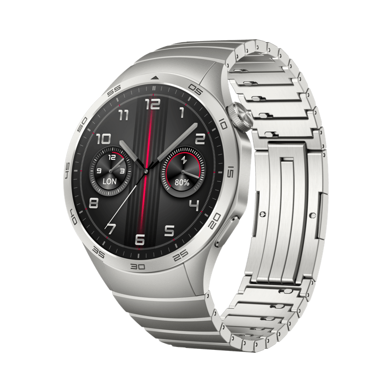 HUAWEI WATCH GT 4-Size: 46mm-Color: Grey Stainless Steel--Ennap.com