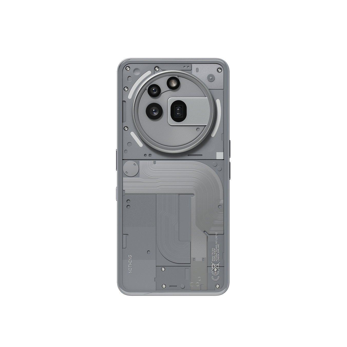 Nothing Phone (3a) Pro-storage Capacity: 12GB + 256GB-Color: Gray-Activation Fee Option: Customs fees not included-Ennap.com