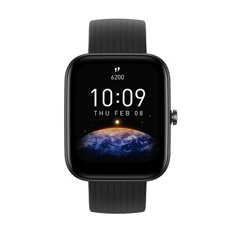 Amazfit Bip 3 1.69-inch, 5ATM Water-resistance SmartWatch-Color: Black---Ennap.com