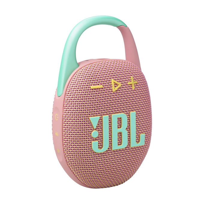 JBL Clip 5 Ultra-portable waterproof speaker-Color: Pink---Ennap.com