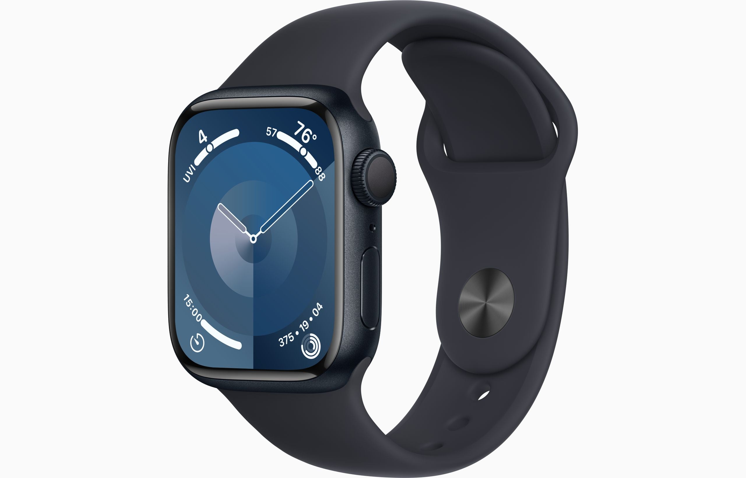 Apple Watch Series 9 Aluminum Case with Sport Band-Color: Midnight-Size: 41mm-Connectivity: GPS-Ennap.com