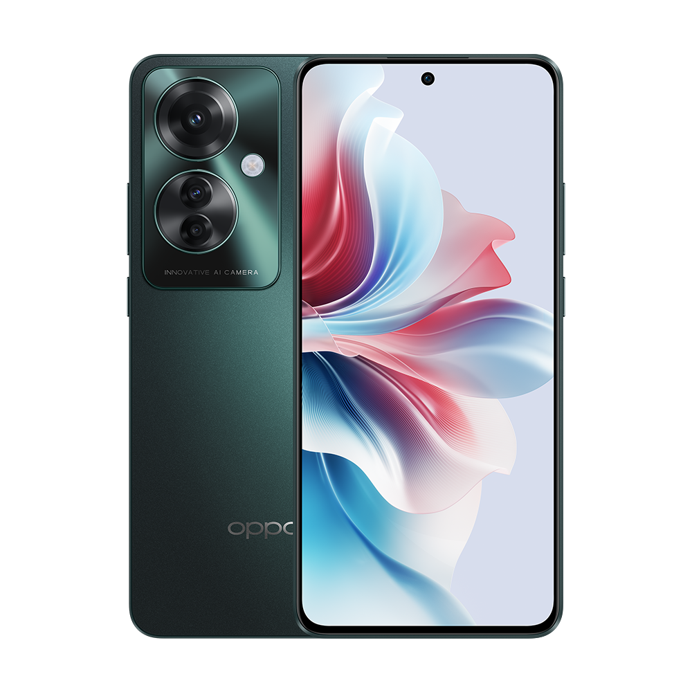 Oppo Reno 11 F Dual SIM 5G-Storage Capacity: 8GB + 256GB-Color: Palm Green--Ennap.com