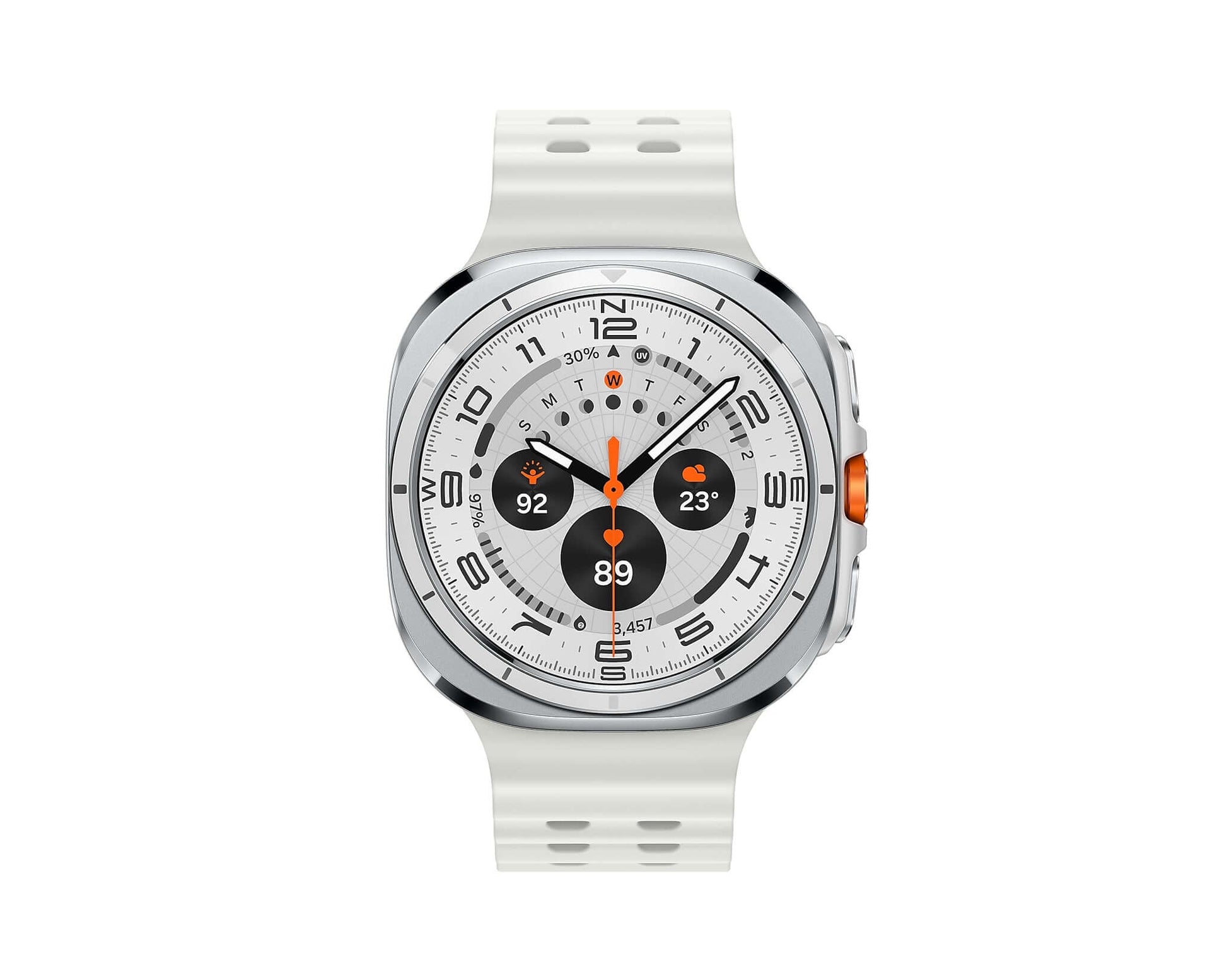 Samsung Galaxy Watch Ultra (2025)-Color: Titanium White-Size: 47mm--Ennap.com