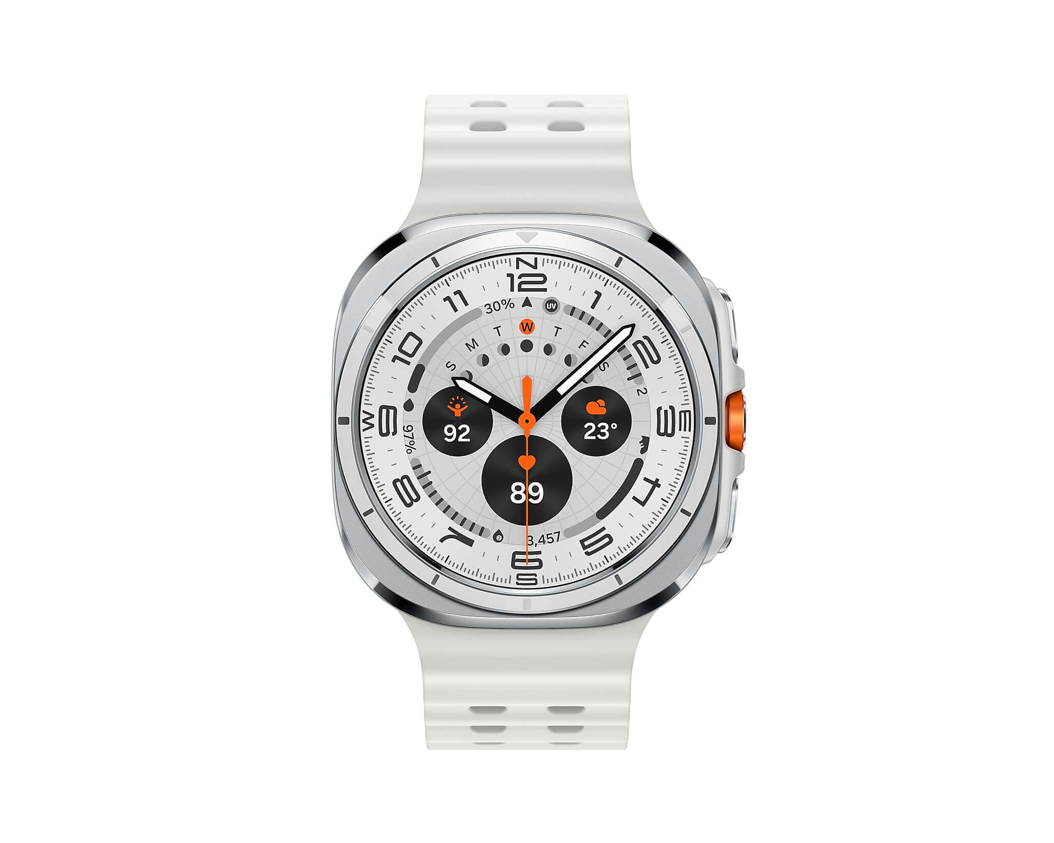 Samsung Galaxy Watch Ultra (2025)-Color: Titanium White-Size: 47mm--Ennap.com