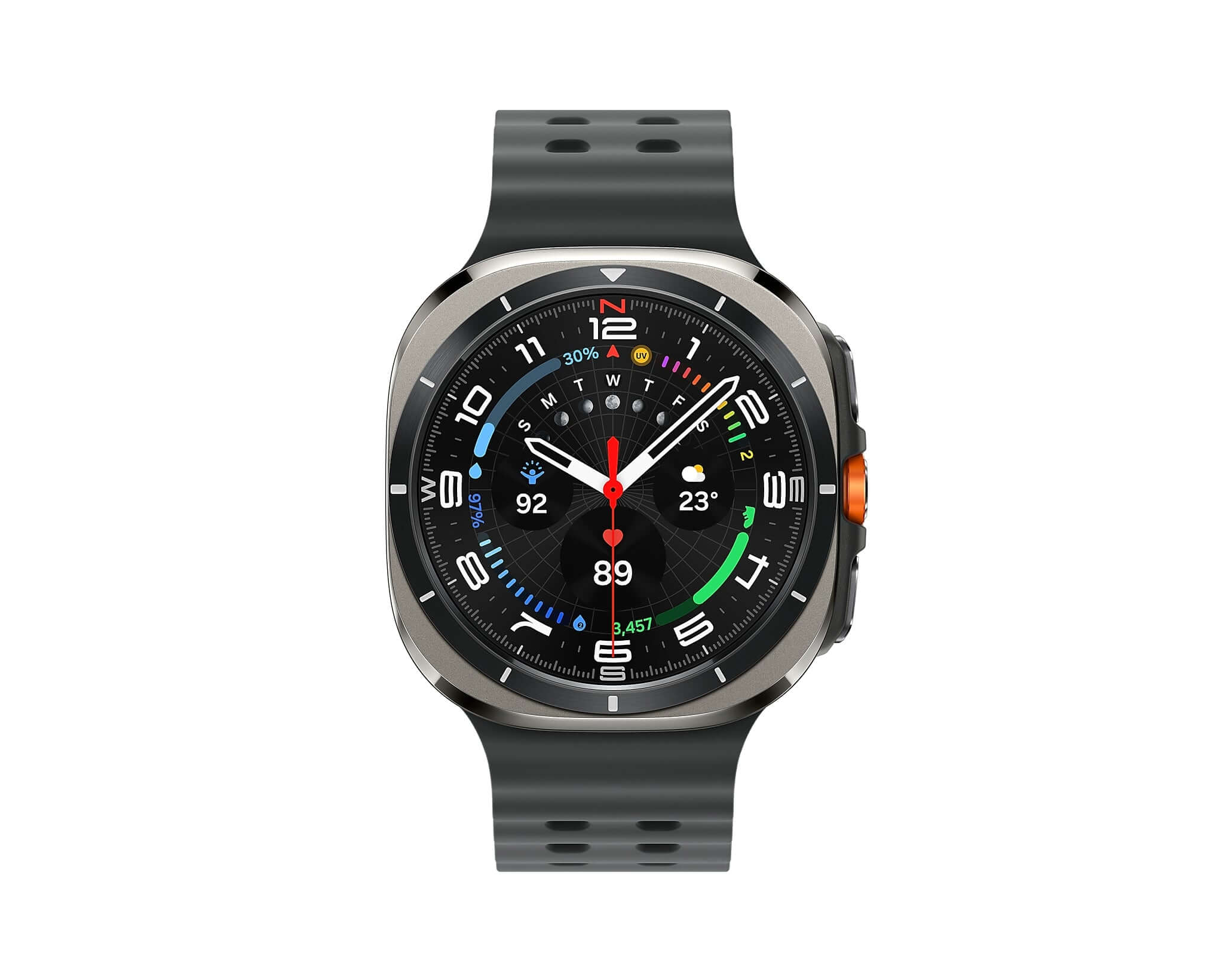 Samsung Galaxy Watch Ultra (2025)-Color: Titanium Silver-Size: 47mm--Ennap.com