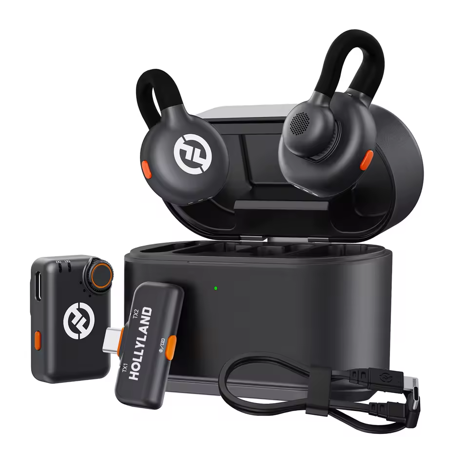 Hollyland LARK M2S - Wireless Microphone for iPhone, Android, Camera, PC-Version: Combo Version---Ennap.com