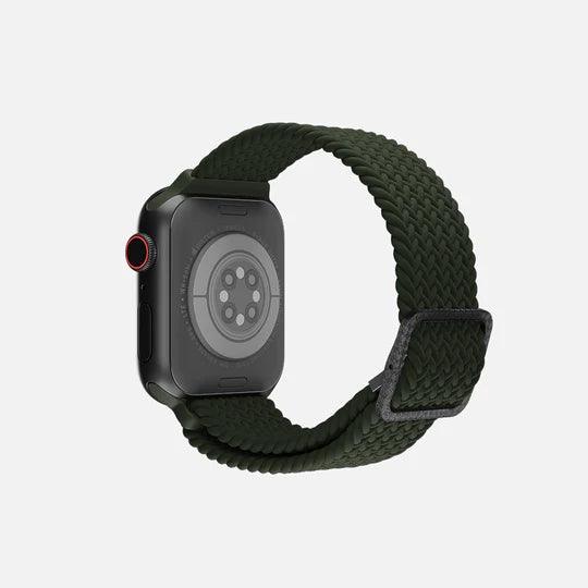 HITCH Flexible Braided Solo Loop Strap For Apple Watch-Color: Black-Size: 38-40mm--Ennap.com