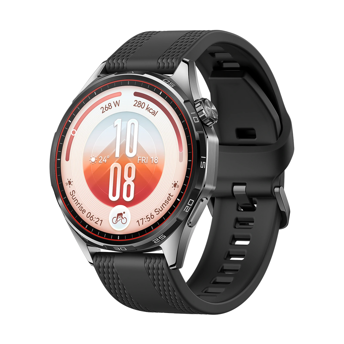 HUAWEI WATCH GT 7 46mm in Black, angled front view