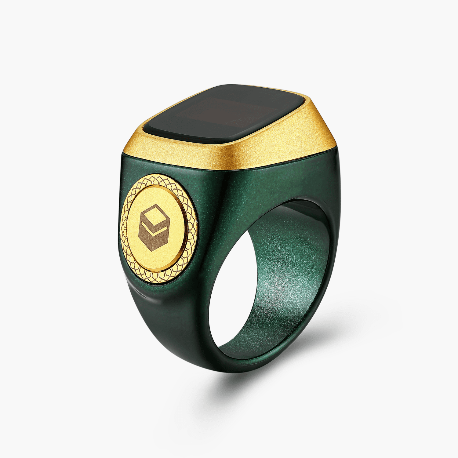 iQibla Zikr Lite Smart Ring-Size: 18mm-Color: Green--Ennap.com
