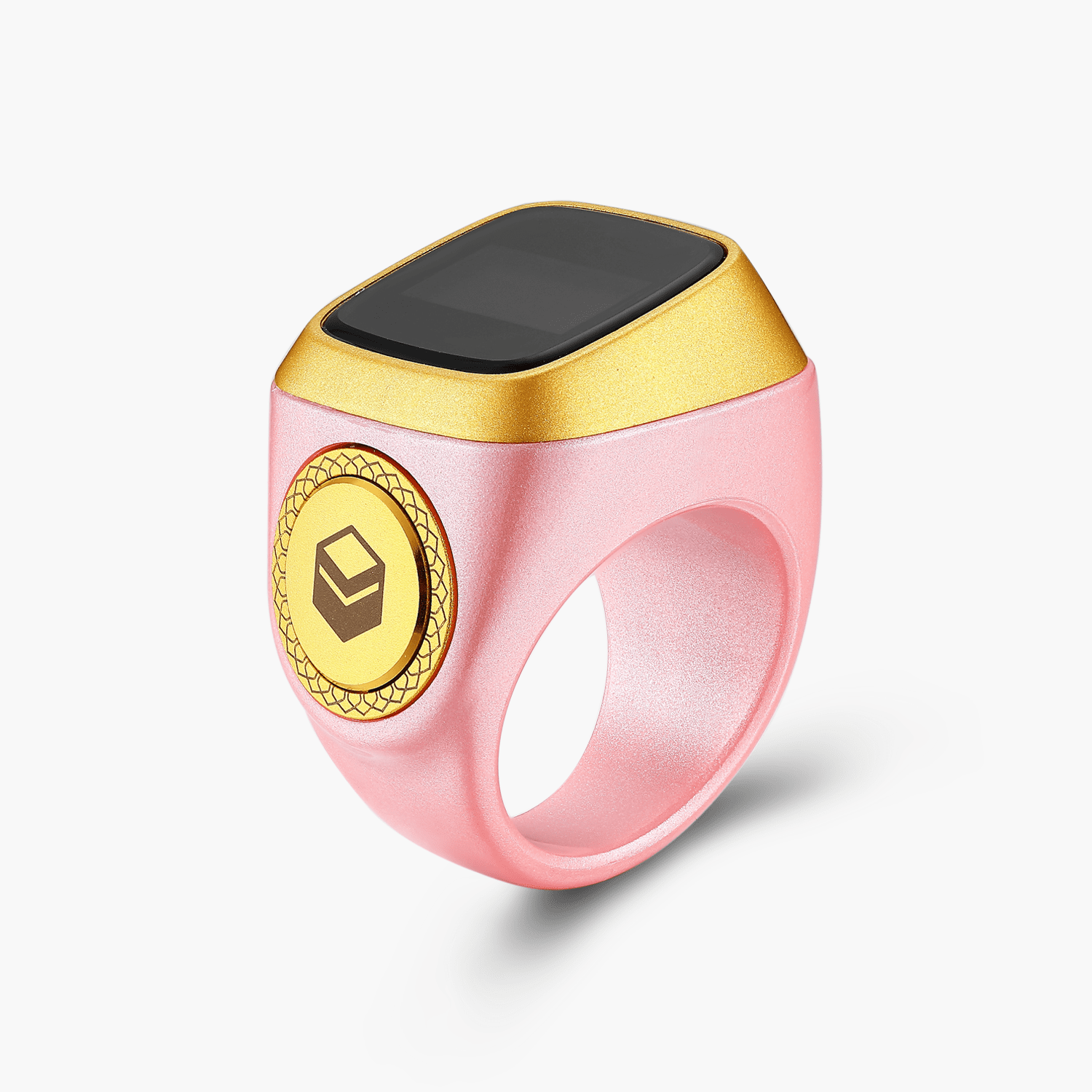 iQibla Zikr Lite Smart Ring-Size: 18mm-Color: Pink--Ennap.com