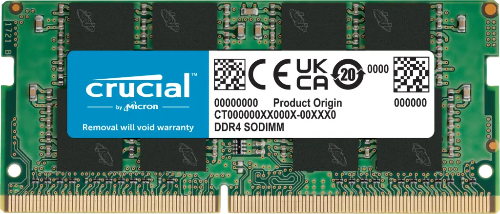 رام لابتوب Crucial سعة 8GB DDR4 3200