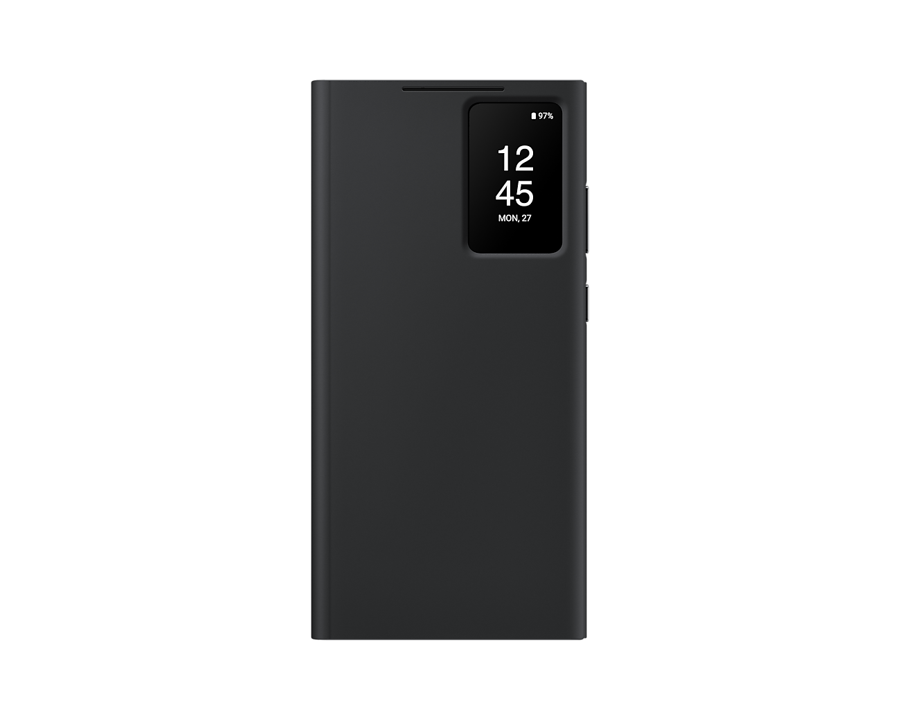 Samsung Galaxy S23 Ultra Smart View Wallet Case-Color: Phantom Black---Ennap.com