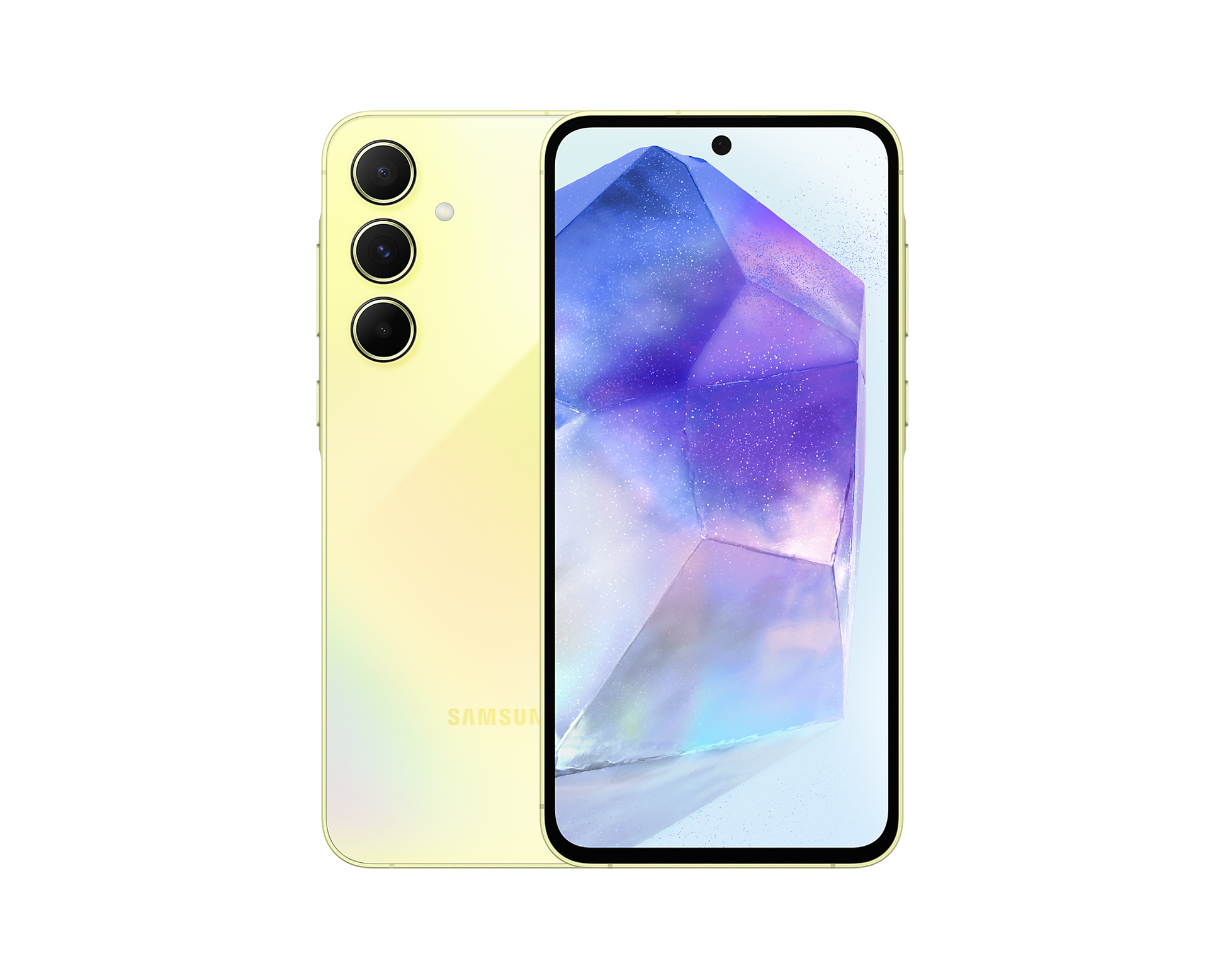 Samsung Galaxy A55 Dual SIM 5G-Storage Capacity: 8GB + 256GB-Color: Lemon--Ennap.com