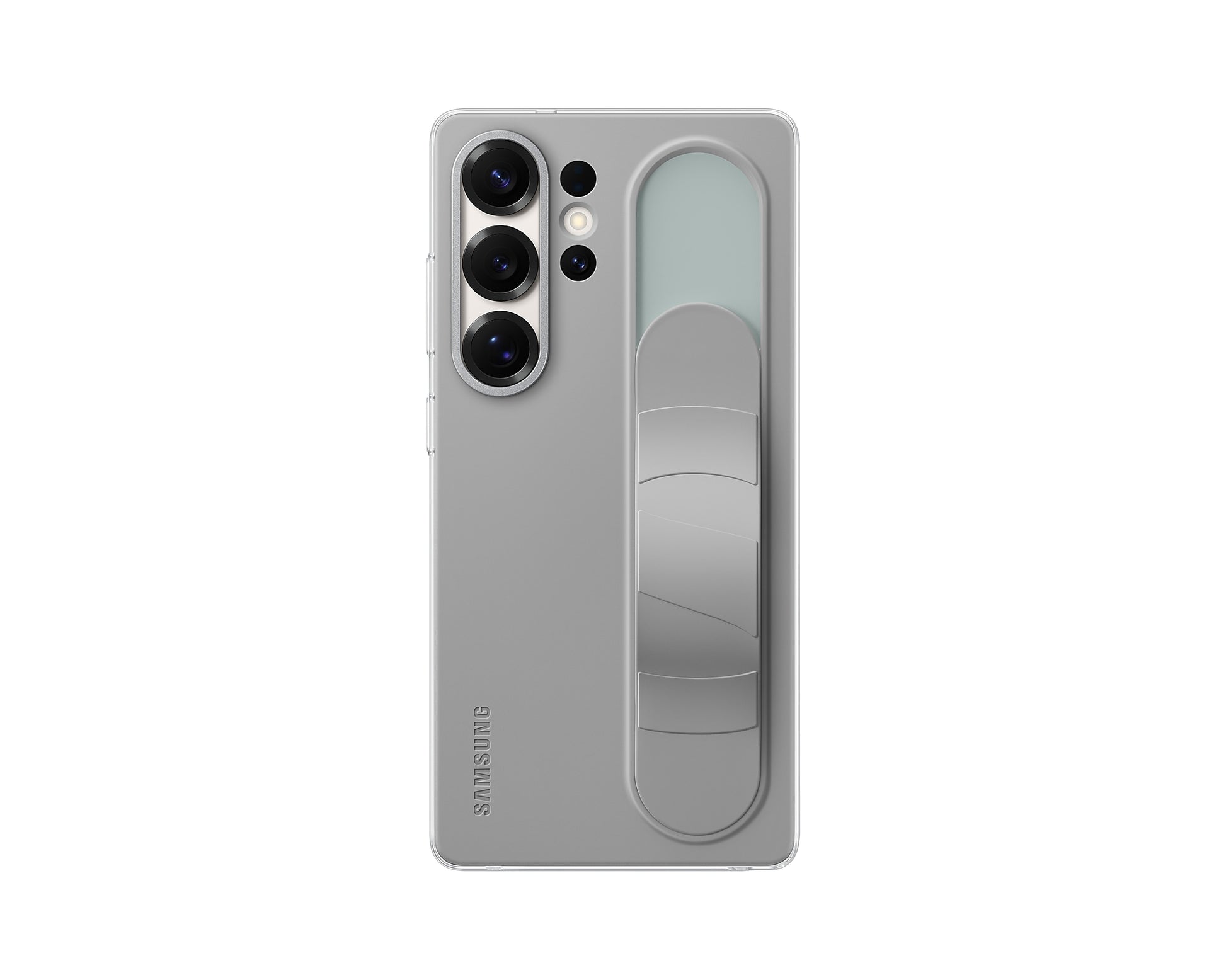 Samsung Galaxy S25 Ultra Standing Grip Case-Color: Gray---Ennap.com