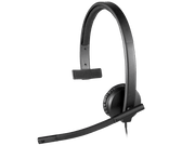 Logitech H570e Mono USB Headset with Noise Cancelling Mic----Ennap.com