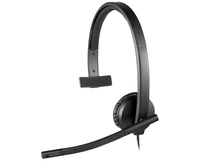 Logitech H570e Mono USB Headset with Noise Cancelling Mic----Ennap.com