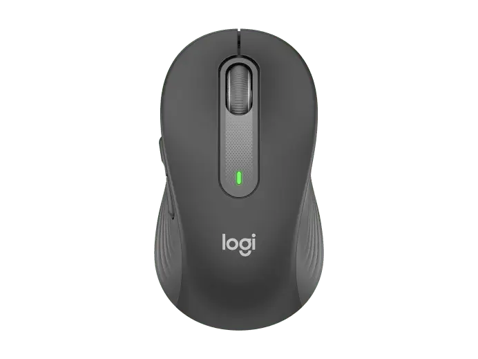 Logitech Signature M650 Wireless Mouse-Color: Graphite-Size: Small--Ennap.com