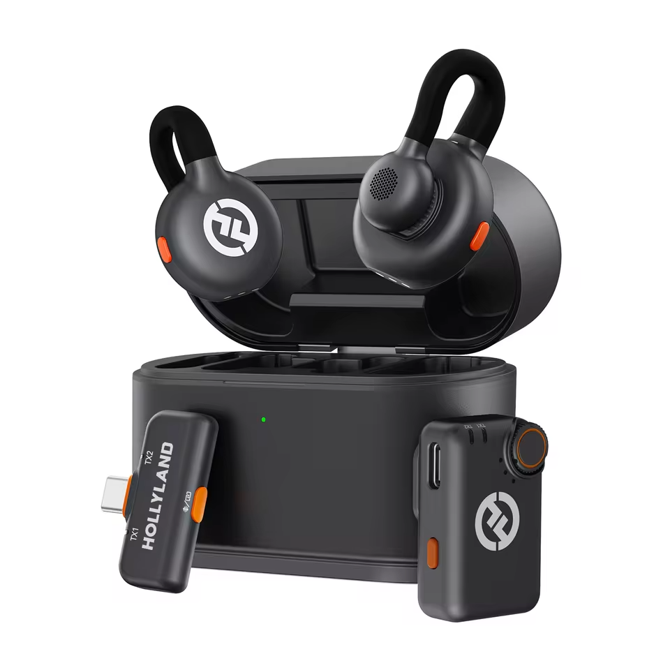 Hollyland LARK M2S - Wireless Microphone for iPhone, Android, Camera, PC-Version: Mini Combo Version---Ennap.com