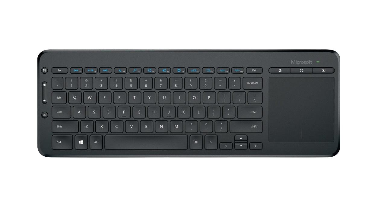 Microsoft All-in-One Wireless Keyboard with Touch Pad----Ennap.com
