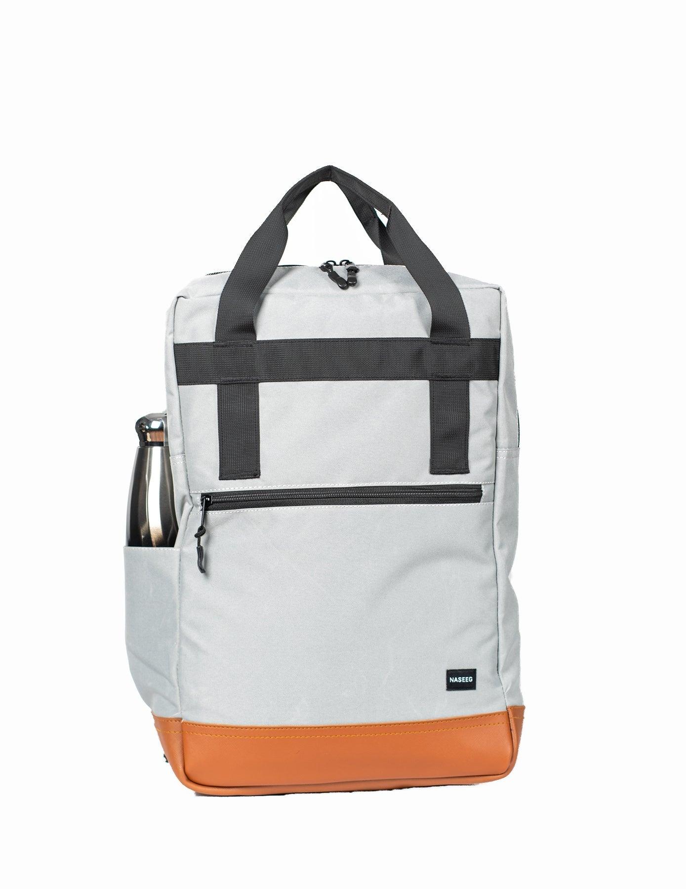 NASEEG Flower BackPack 17 inch-Color: Light Grey---Ennap.com