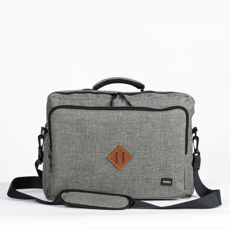 Naseeg Organized Crossbody Bag 15.6 Inch-Color: Gray---Ennap.com