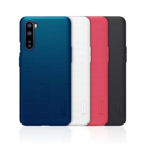 Nillkin Super Frosted Shield Case For OnePlus Nord Back Cover-Color: Black---Ennap.com