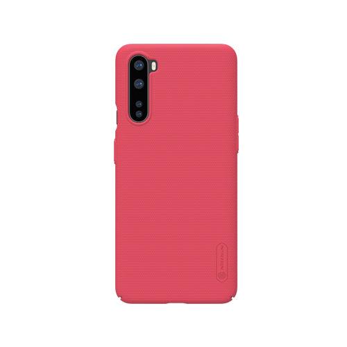 Nillkin Super Frosted Shield Case For OnePlus Nord Back Cover-Color: Red---Ennap.com