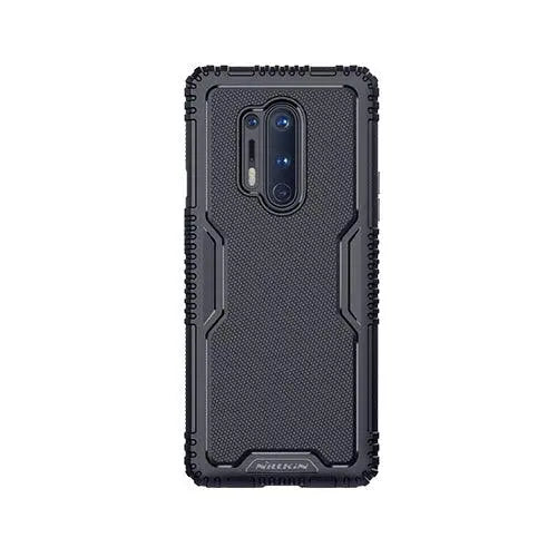 Nillkin Tactics TPU case for OnePlus 8 Pro in black, back view