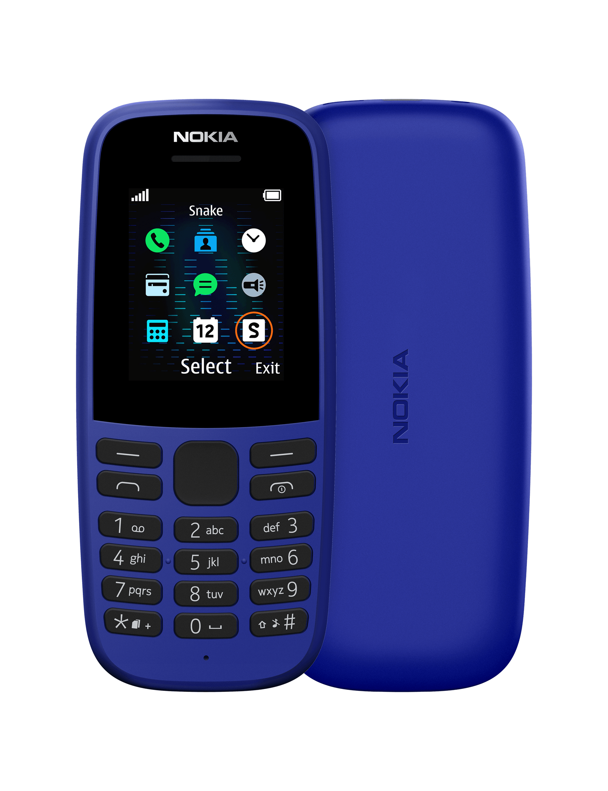 Nokia 105 Dual SIM 2019-Color: Blue---Ennap.com