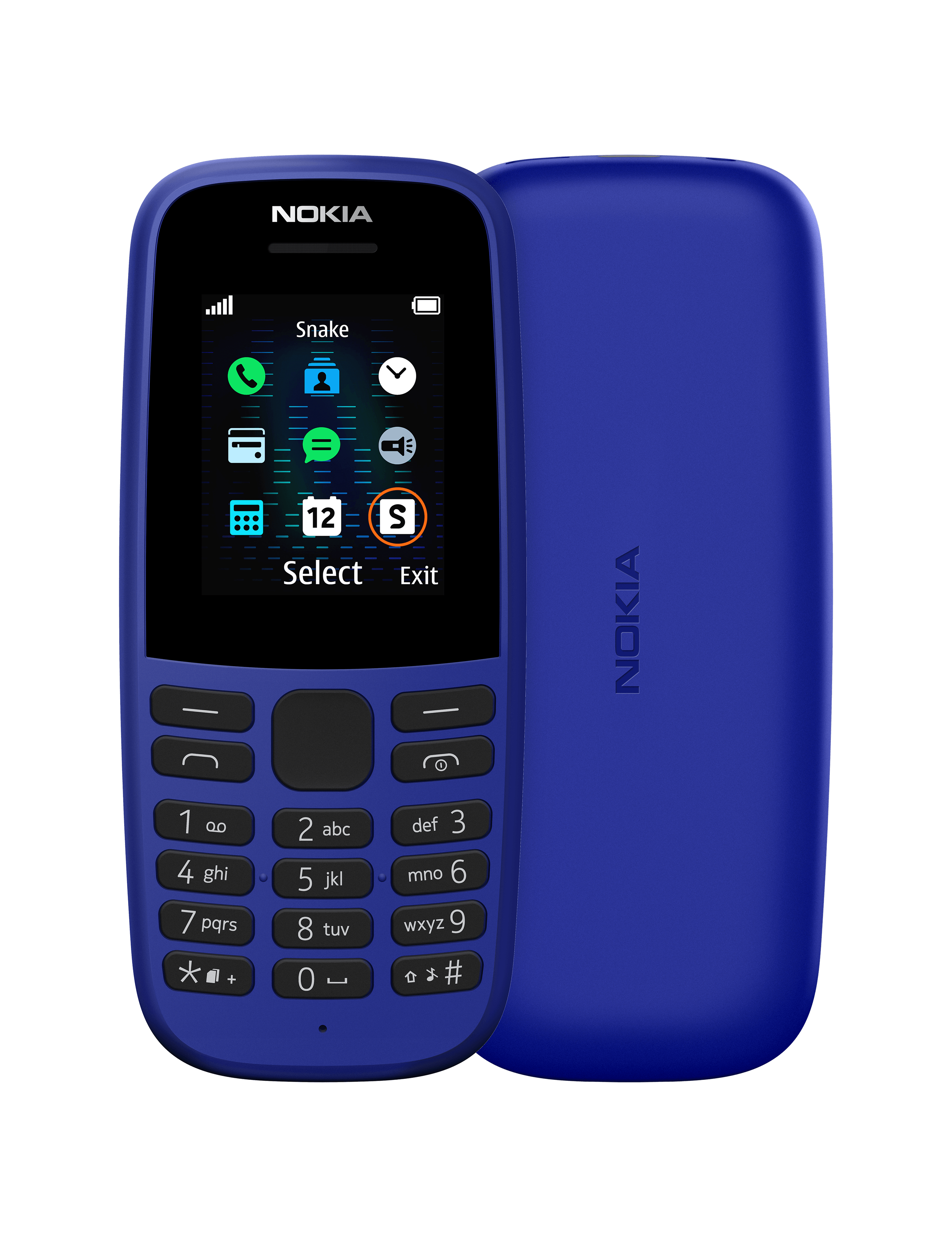 Nokia 105 Dual SIM 2019-Color: Blue---Ennap.com