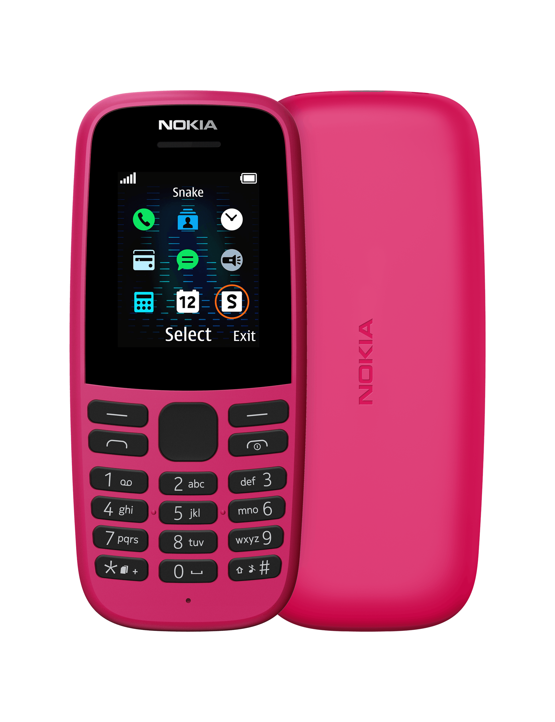 Nokia 105 Dual SIM 2019-Color: Pink---Ennap.com