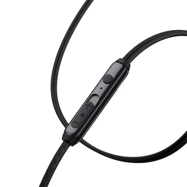 Baseus Encok 3.5mm Wired earphone H19-Color: Black---Ennap.com