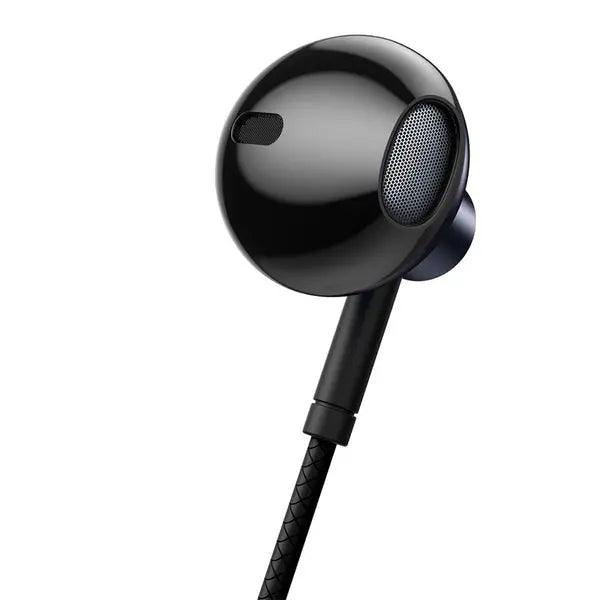 Baseus Encok 3.5mm Wired earphone H19-Color: Black---Ennap.com