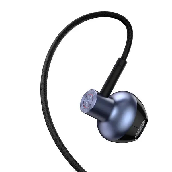 Baseus Encok 3.5mm Wired earphone H19-Color: Black---Ennap.com