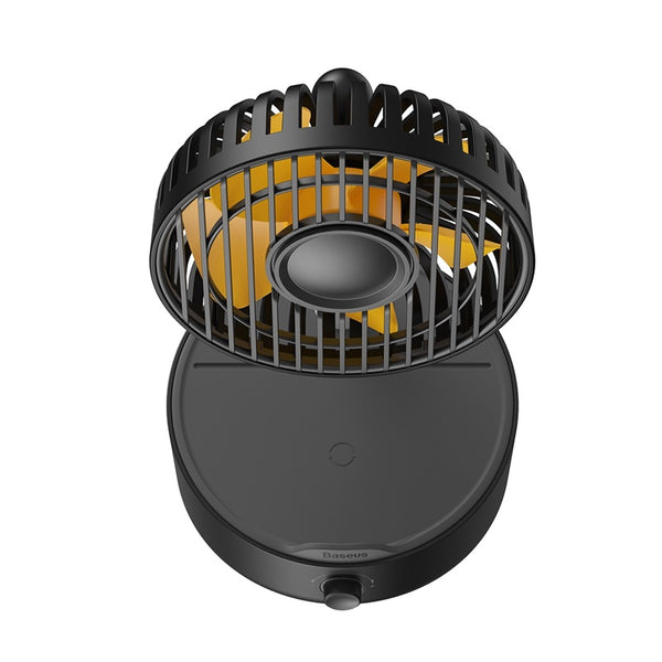 Baseus Hermit Desktop Wireless Charger + Oscillating fan With Five Blades - Baseus Hermit Desktop Wireless Charger + Oscillating fan With Five Blades - Default Title Ennap.com