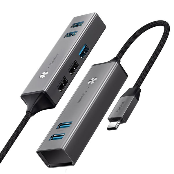 Baseus Cube HUB Adapter Type-C to USB3.0*3 + USB2.0*2----Ennap.com