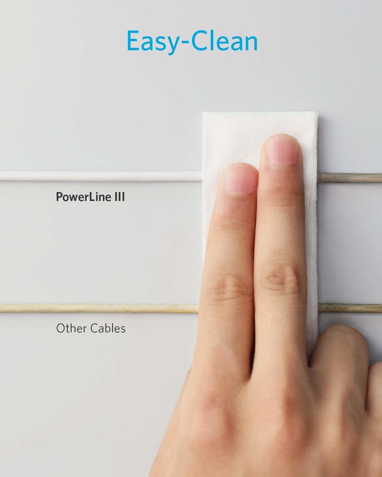 Anker PowerLine III USB-C to USB-C 100W Cable - Anker PowerLine III USB-C to USB-C 100W Cable - White / 1.8m Ennap.com