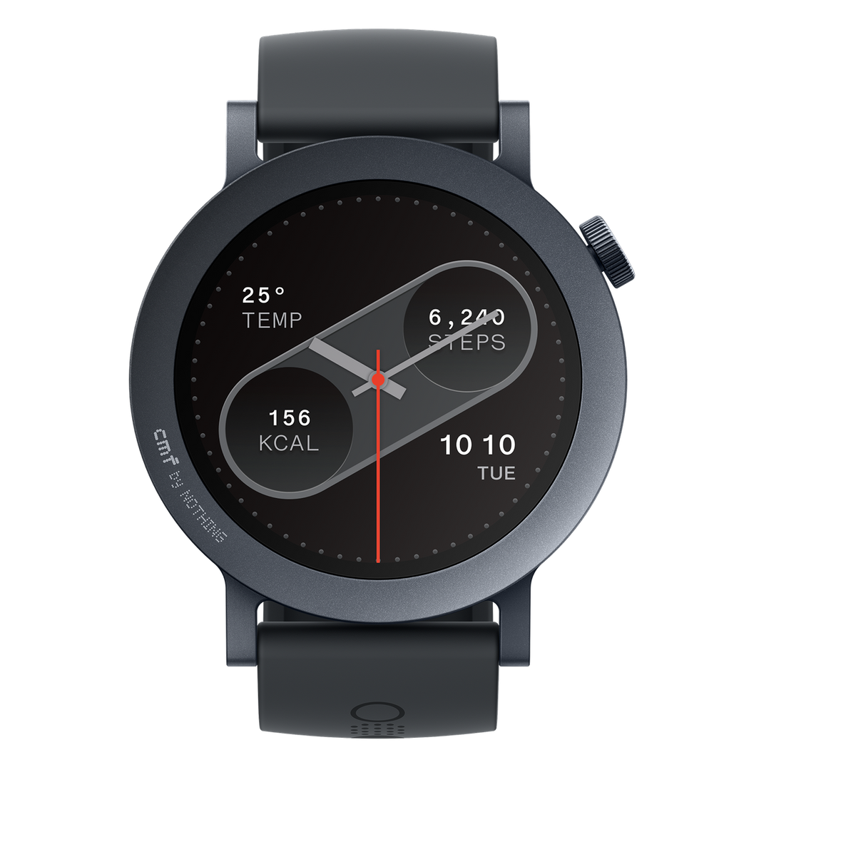 CMF Watch Pro 2 in Dark Grey, front view
