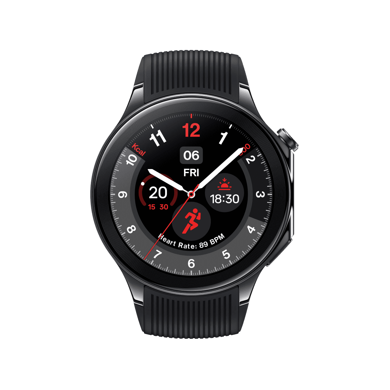 OnePlus Watch 2 - OnePlus Watch 2 - 46mm / Black Steel Ennap.com