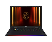 MSI Raider 18 HX AI A2XWJG Gaming Laptop - Intel Core Ultra 9 285HX, 64GB DDR, 2TB SSD, NVIDIA RTX 5090 24GB, 18-inch UHD+ 120Hz, Win11 - Titan Gaming Backpack, 2Years Warranty