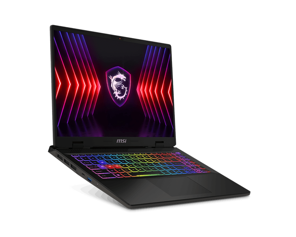 MSI Sword 16 HX B14VFKG Gaming Laptop - Intel Core i9-14900HX, 16GB DDR5, 1TB SSD, NVIDIA RTX 4060 8GB, 16-inch WUXGA 144Hz, Dos