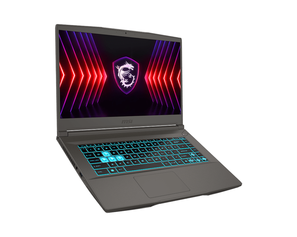MSI Thin 15 B13UC Gaming Laptop - Intel Core i7-13620H, 16GB DDR4, 512GB SSD, NVIDIA RTX 3050 4GB, 15.6-inch FHD 144Hz, Dos