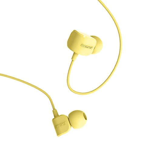 REMAX RM-502 Crazy Robot In-Ear Wired Earphone-Color: Yellow---Ennap.com